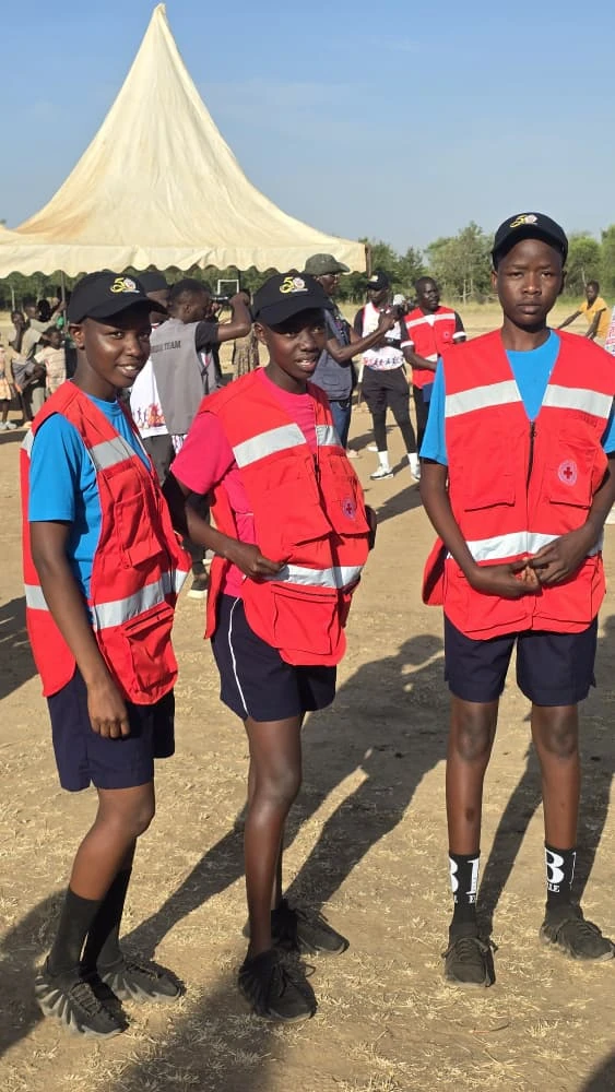 Kangole Girls Red Cross student volunteers