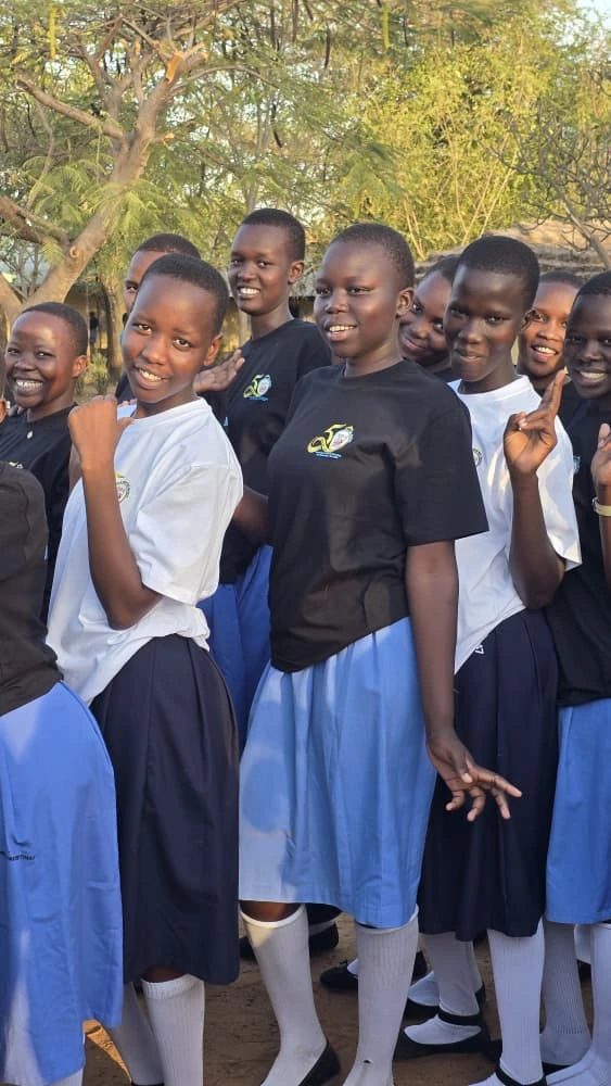 Kangole Girls students together