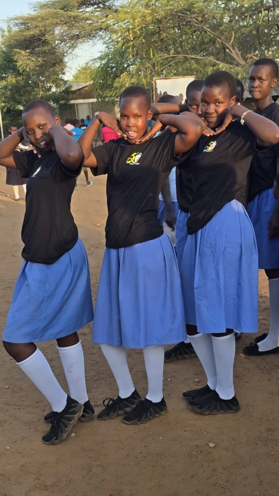 Kangole Girls students enjoying school life