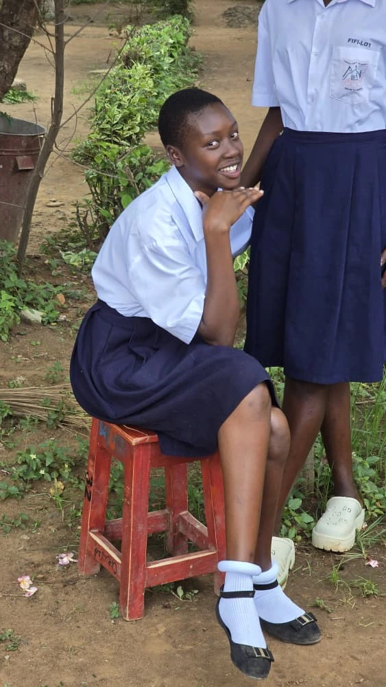 Kangole Girls student in school uniform