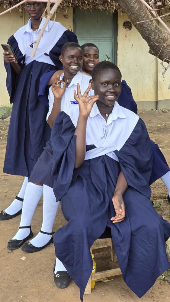 Kangole Girls students in choir gowns