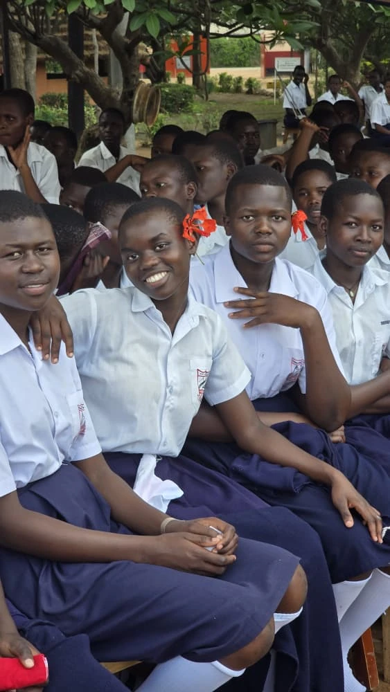 Kangole Girls students together at school